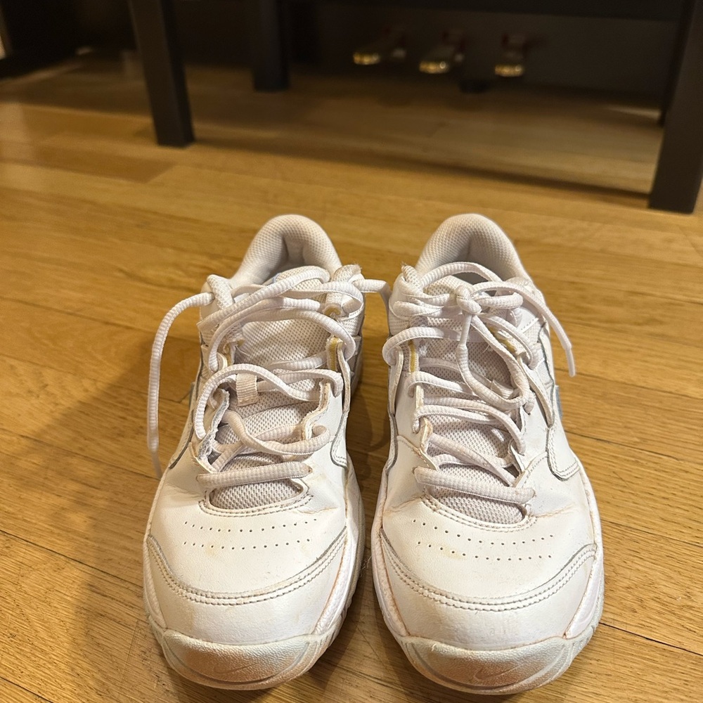 Nike Tennis White and Blue Shoes